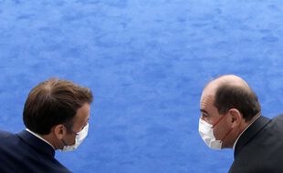 Emmanuel Macron et Jean Castex.