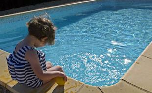 Une piscine privée (illustration)
