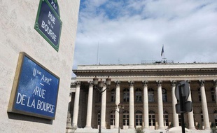 La Bourse de Paris, le 8 août 2011.