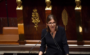 Aurore Bergé à l'Assemblée nationale, le 15 octobre 2019.