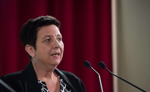 Frédérique Vidal, ministre de l'Enseignement supérieur, de la Recherche et de l'Innovation. Paris, 30/10/2017.Crédit:CHAMUSSY/SIPA/