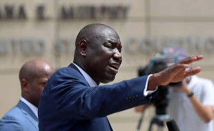 Ben Crump, l'avocat de la famille de George Floyd.