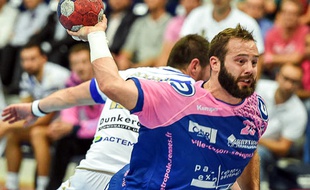 Le pivot cessonnais Mathieu Lanfranchi a réalisé un sans faute aux tirs face à Dunkerque.