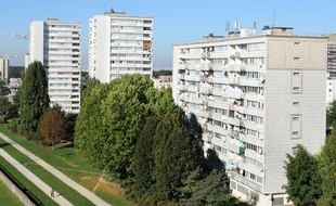 Des immeubles d'habitation de Clichy-sous-Bois, le 11 octobre 2010.