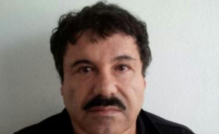 Photo d'identité du narcotrafiquant Joaquin "El Chapo" Guzman publiée par le ministère de la Justice mexicain le 22 février 2014