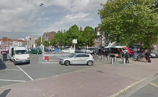 La place Caulier, à Lille