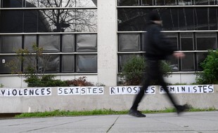 Un collage féministe ici à Rennes. (archives)