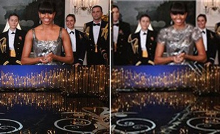 Michelle Obama lors de la cérémonie des Oscars