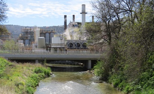 Marseille, le 31 mars 2015, la rivière de l'Huveaune.