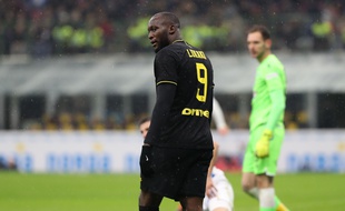 Romelu Lukaku sous le maillot de l'Inter Milan le 1er décembre 2019.