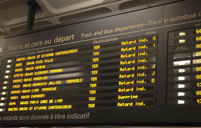 LyonPart Dieu Le trafic reprend après avoir été interrompu plus d'une