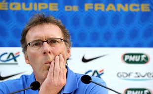 Laurent Blanc, le sélectionneur des Bleus, le 27 février 2012, à Clairefontaine.