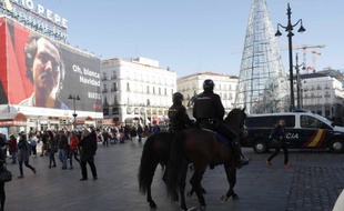 La Puerta del Sol, à Madrid.