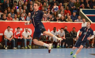Xavier Barachet lors du match entre le PSG et Chambéry le 18 février 2015.