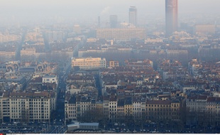 La ville de Lyon est régulièrement touchée par des épisodes de pollution comme en décembre 2013.