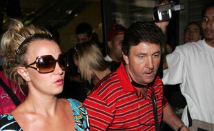 La chanteuse Britney Spears et son père, Jamie