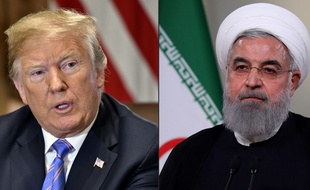 Les relations dipliomatiques entre Donald Trump et le président iranien Hassan Rohani sont tendues.