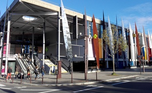 Le centre commercial Beaulieu, sur l'île de Nantes.