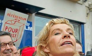 Frigide Barjot, porte-parole
du mouvement Manif pour tous.