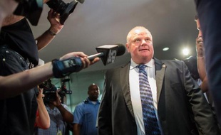 Le maire de Toronto, Rob Ford, le 30 juin 2014 à la mairie de Toronto