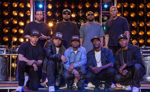 Une partie du casting de «Straight Outta Compton».