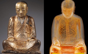 Le «Patriarche de Zhanggong» contient un squelette momifié.