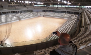 La salle de la Trocardière, les gradins
