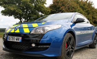 Illustration d'une voiture de gendarmerie, ici la Megane RS en Ille-et-Vilaine.