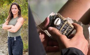 Lucie a trouvé un bracelet noir, ce que le public n'a pas beaucoup aimé