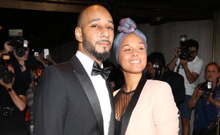 Le rappeur Swizz Beatz et la chanteuse Alicia Keys