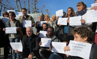 Des élèves et professeurs du lycée Saint-Exupéry