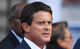Manuel Valls aux funérailles de Jacques Chirac, le 30 septembre 2019.