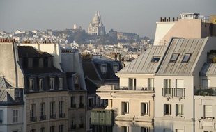 Illustration, immobilier à Paris.