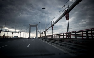 Le pont d'Aquitaine à Bordeaux.