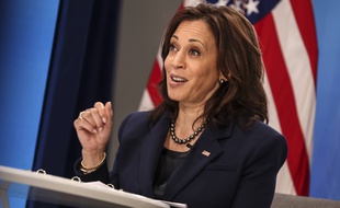 Kamala Harris, vice-présidente des Etats-Unis, le 1er avril.