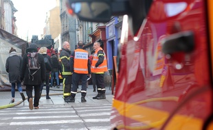 Illustration d'une intervention de pompiers, ici à Rennes.