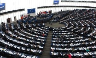 Le Parlement Européen, le 10 décembre 2013.