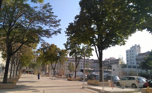 La Plaine à Marseille, où une première tranche des travaux de la place a été livrée fin août 2019.