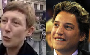 Marie Bové (gauche) et Jean Sarkozy (droite), "fille et fils de" qui entrent en politique.