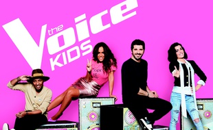Soprano, Amel Bent, Patrick Fiori et Jenifer; coachs de «The Voice Kids» saison 5.