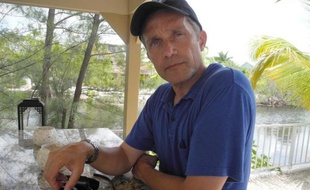 Fabien Cousteau, petit-fils de Jacques-Yves Cousteau, et lui-même océanographe, le 31 mai 2014 à Islamorada, en Floride