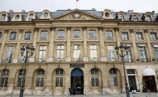 La façade du ministère de la Justice à Paris