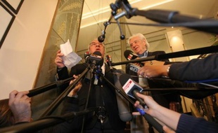 L'annonce du prix Goncourt en 2007, à Drouant, à Paris