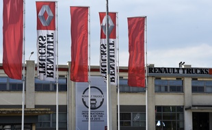 Illustration des usines Renault Trucks dans le Rhône.
