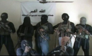 Capture d'image réalisée en octobre 2010 d'une vidéo qui montrerait des membres de la secte islamiste Boko Haram au Nigeria