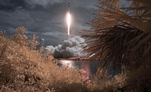 Décollage de la fusée SpaceX depuis Cape Canaveral, en Floride, le 30 mai 2020.