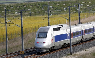 La ligne TGV Est reliant Paris à Strasbourg.