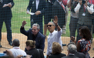 Barack Obama et Raul Castro ont assisté à un match de baseball à La Havane le 22 mars 2016.