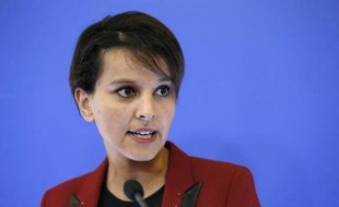 La ministre de l'Education Najat Vallaud-Belkacem le 13 novembre 2014 à Paris