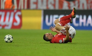 Franck Ribéry lors d'un match du Bayern Munich le 13 septembre 2016.